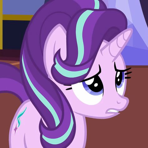 From My Little Pony: FiM S6E21 "Every Little Thing She Does" tags: starlight glimmer, my little pony, mlp icon pfp Starlight Glimmer Pfp, Starlight Glimmer Icon, Mlp Starlight Glimmer, My Little Pony Icon, Mlp Starlight, Mlp Pfp, Mlp Aesthetic, Mlp Icons, Starlight Glimmer