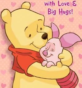 Bear Happy Birthday, Eeyore Pictures, Cute Picture Quotes, Hug Images, Winnie The Pooh And Piglet, Tigger Winnie The Pooh, Pooh And Piglet, Hug Quotes, Winnie The Pooh Pictures