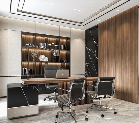 Boss Office Interior Design, Lawyer Office Interior, Lawyer Office Design, Office Interior Design Luxury, Contemporary Office Interiors, Luxury Office Interior, Luxe Office, Bureau D'art, Law Office Design