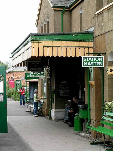 https://flic.kr/p/HbRFmV | The Watercress Line, New Alresford, Hampshire, England | The Watercress Line is the marketing name of the Mid Hants Railway, a heritage railway in Hampshire, England, running 10 miles (16 km) from New Alresford to Alton where it connects to the National Rail network. The line gained its popular name in the days that it was used to transport locally grown watercress to markets in London. Train Station Clock, Markets In London, Garden Shelter, Rail Station, Corfe Castle, Heritage Railway, St Michael's Mount, Hampshire England, Figure Design