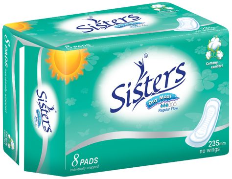 Sisters Non-Wings! ~Non-wings silky top sheet for softness and comfort. ~With Super Gel that turns liquid into gel instantly. ~8 individually wrapped sanitary napkins. Incontinence Products Woman, Baking Treats, Incontinence Pads, Sanitary Napkins, Sister Day, Love My Sister, Silky Top, Sanitary Napkin, Sanitary Pads