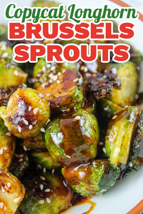 Great Brussel Sprout Recipes, Brussels Sprouts Recipe Vegetarian, Coopershawk Brussel Sprout Recipe, Copycat Long Horn Brussels Sprouts, Steakhouse Vegetable Sides, Brussel Sprout Sauteed Recipes, Perry’s Steakhouse Brussel Sprouts, Good Brussel Sprout Recipes, Brussel Sprout Pecan Recipes