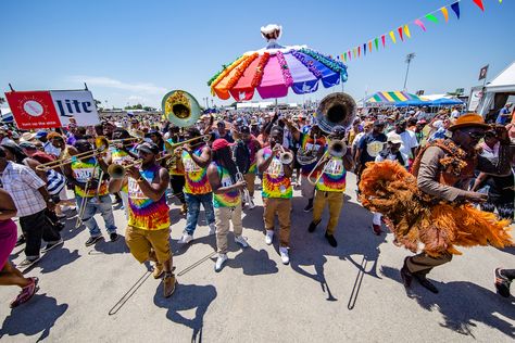 New Orleans Jazz Festival Outfit, Music Schedule, New Orleans Jazz Festival, New Orleans Festivals, Native American Village, New Orleans Music, Louisiana Travel, New Orleans Jazz, New Orleans Hotels