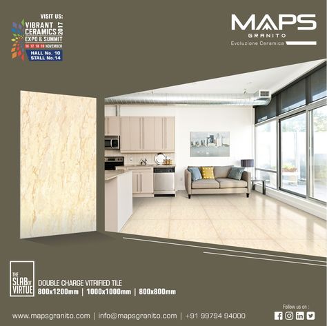 Tiles Social Media Post, Ceramic Moodboard, Interior Design Magazine Layout, Stone Branding, Furniture Artwork, Concrete Counter Top, Vitrified Tiles, Tile Companies, Granite Tile