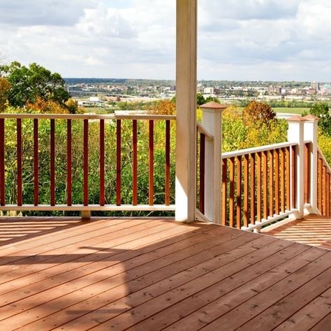 Top Five Wood Stain Colors For Wooden Decks - Paint Colors - Interior & Exterior Paint Colors For Any Project Coffee Behr Deck Stain, Sherwin Williams Deck Stain Colors Solid, Behr Solid Deck Stain Colors, Behr Deck Stain Samples, Cream Colored Houses, Wood Deck Stain, Deck Paint Colors, Cabot Deck Stain Colors Semi Transparent, Deck Stain Colors