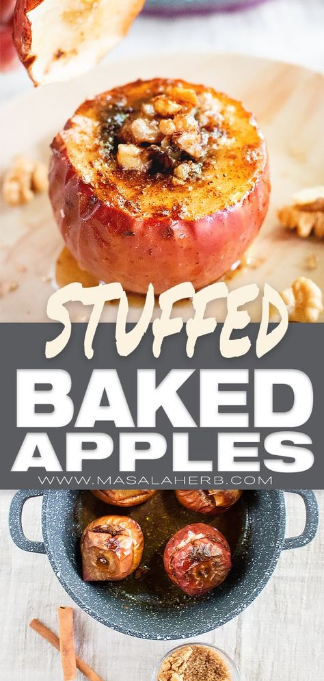 How To Bake Apples, Bake Apples, Apples For Baking, Desserts Cinnamon, Baked Stuffed Apples, Stuffed Baked Apples, Quick Apple Dessert, Kids Desserts, Healthy Apple Desserts