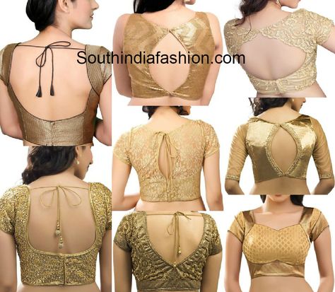 ReadyMade Gold Blouses in Different Patterns Golden Blouse Designs Pattern Style, Gold Blouse Designs Latest, Golden Blouse Design, Gold Blouses, Mirror Blouse Design, Golden Blouse Designs, Gold Blouse Designs, Mirror Blouse, Golden Blouse