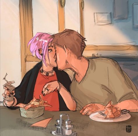 Remus X Tonks Fanart, Nymphadora Tonks Fanart, Remus And Tonks Fan Art, Tonks Fanart, Romantic Fanart, Remus Lupin Nymphadora Tonks, Remus And Tonks, Nymphadora Tonks, Hp Universe