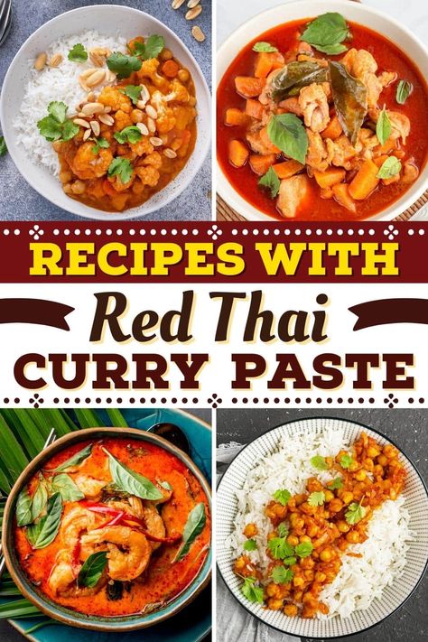 Recipes Using Curry Paste, Red Curry Paste Recipe Easy, Red Curry Pork Recipe, Recipes With Curry Paste, Red Curry Paste Recipe Chicken, Red Curry Recipes Thai, Recipes Using Red Curry Paste, Recipes With Red Curry Paste, Red Curry Paste Uses