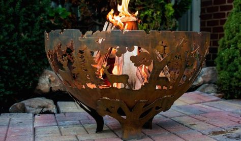 Fire Pit Decor, Fire Pit Ring, Fire Pit Landscaping, Wood Fire Pit, Propane Fire Pit Table, Fire Pit Bowl, Steel Fire Pit, Gas Fire Pit Table, Garden Fire Pit