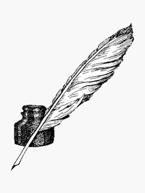 Quill Pen Tattoo, Quill Drawing, Ink And Quill, Quill Tattoo, Feather Quill Pen, Quill And Ink, Pen Tattoo, Feather Quill, Tattoo Cover Up Ideas