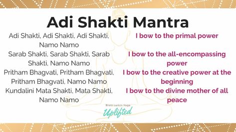 Adi Shakti Mantra: Manifest Your Divine Femininity Shakti Mantra, Shakti Mudra, Ancient Yogi, Meditation Routine, Adi Shakti, Popular Yoga Poses, Shri Yantra, Shakti Goddess, Life Energy