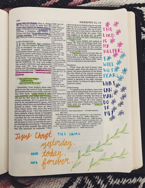 Hebrews 13 Hebrews 13, Bible Journaling, Bullet Journal, Bible, Let It Be