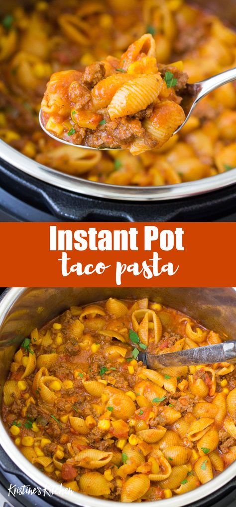 One Pot Meal Instant Pot, Quick Ground Beef Recipes Instant Pot, Instapot Family Dinner, Instant Pot Recipes With Ground Turkey, Instapot Ground Turkey Recipes Easy, Ground Beef Recipes In Instant Pot, Instant Pot Taco Meat Ground Beef, Instant Pot Pasta Dishes, Instant Pot Recipe With Ground Beef