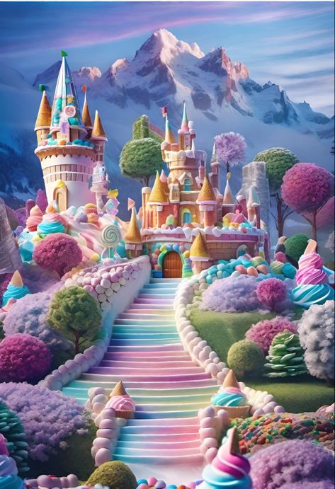 Candy Pictures Image, Candyland Castle, Candy World, Candy Castle, Sparkle Wallpaper, Candy House, Phone Wallpaper Pink, Image Swag, Traveling Abroad