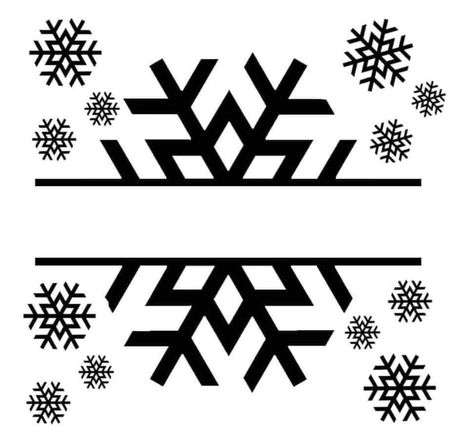 Snowflakes Svg Files Free, Free Christmas Monogram Svg Files For Cricut, Snowflake Svg Free Cricut, Name Svg Free, Snowflake Name Tags, Free Snowflake Svg, Holiday Stencils, Frozen Svg, Vinyl Ornaments