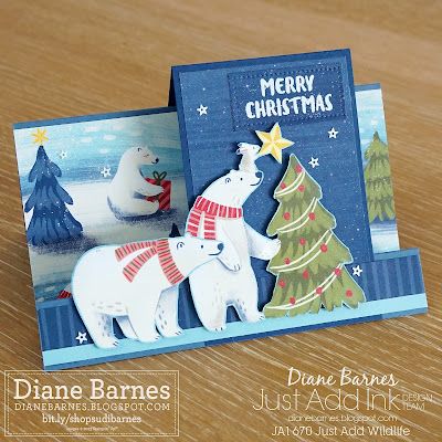 Center Step Cards, Beary Christmas, Beary Cute, Stamped Christmas Cards, Step Cards, Stampin Up Christmas Cards, 2023 Christmas, Stampin Up Christmas, Polar Bears