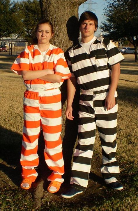 Jail uniform Jail Outfit, Jail Uniform, Sirius Black Costume, Prison Costume, Jail Clothes, Costume For Couples, Prison Outfit, Prisoner Costume, Police Outfit