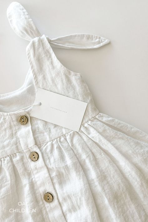 Linen Dress Design, Beautiful Summer Dresses, Simply The Best, Ivory White, Toddler Fashion