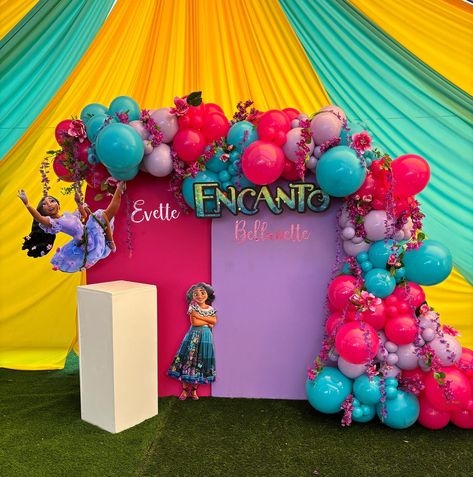 Encanto Theme Balloons & Backdrop🌺🌼 #661events #818valley #smallbusinesssupport #antelopevalley #palmdale #lancaster #quartzhills #littlerock #balloongarland #balloondecor #backdroprentals #eventdecor #eventssupplies #eventrentals #818events #sfvalley Encanto Theme, Balloons Backdrop, Balloon Backdrop, Balloon Garland, Balloon Decorations, Lancaster, Event Decor, Balloons, Quick Saves