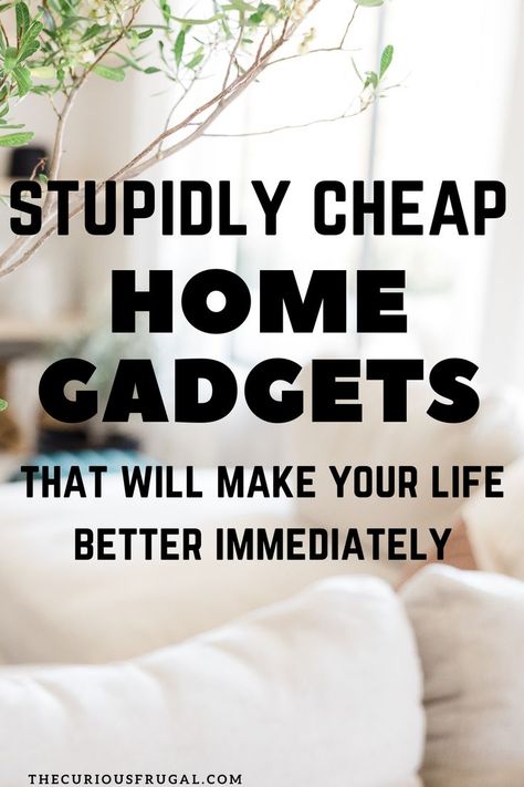 Best Cheap Home Gadgets To Make Your Life Easier. Sometimes it’s those silly little things that cost us almost nothing that end up being the most useful products for home. If you like to keep a frugal home, I’ll bet you have some useful inexpensive gadgets that you love. Since I attempt to keep a thrifty home, I’m always open to finding frugal gadgets that make our lives easier. These are my favorite cheap home gadgets I use all the time! Cheap Gadgets, Easy Gifts To Make, Saving Money Diy, Useful Products, Must Have Gadgets, Diy Cleaners, Cleaners Homemade, Frugal Living Tips, Loose Tea