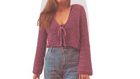 Easy Crochet Cardigan Pattern - Starling - Easy Crochet Cardigan Pattern, Crochet Sweater Pattern Easy, Easy Crochet Cardigan, Unique Cardigan, Tie Front Cardigan, Crochet Cardigan Pattern, Sweater Crochet Pattern, Cardigan Pattern, Starling