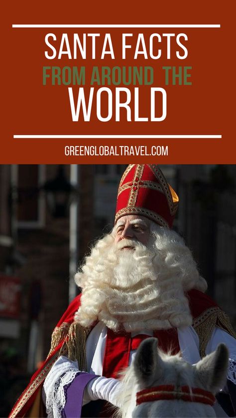 Here are 30 fun facts about the history of Santa from around the world! #Santa #funfacts @greenglobaltrvl Santa Around The World Pictures, Santa Around The World, Christmas Story Ideas, Toddler Morning Routine, Original Santa Claus, Santa Call, Santa Claus Pictures, Pagan Christmas, Shy Kids