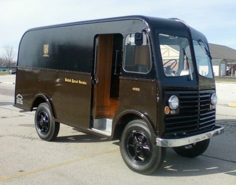 Old UPS Chevy Panel Delivery Truck - Page 2 - THE H.A.M.B. Ups Delivery, Step Van, Truck Transport, Chevy Van, Panel Truck, Antique Trucks, Classic Truck, Cool Vans, Custom Vans