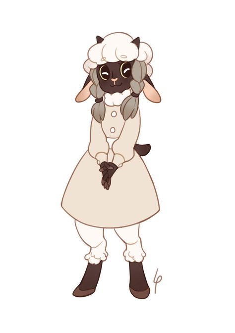 Wooloo by Lisosa Lamb Drawing, Sheep Drawing, Sheep Illustration, Pokemon Gijinka, Sheep Art, Character Designer, Cute Sheep, Cute Art Styles, Cute Pokemon