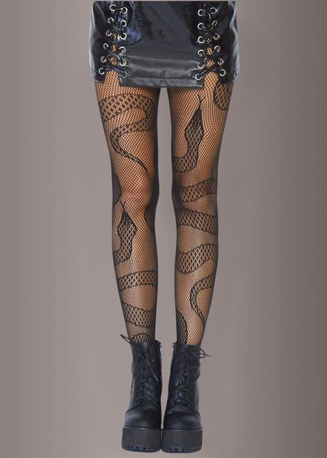 Back Snake Fishnet tights Black Fishnet Tights, Prom Skirt, Look Grunge, Fishnet Socks, Taylor Swift Tour Outfits, Hot Lingerie, Taylor Swift Outfits, Black Fishnets, Patterned Tights