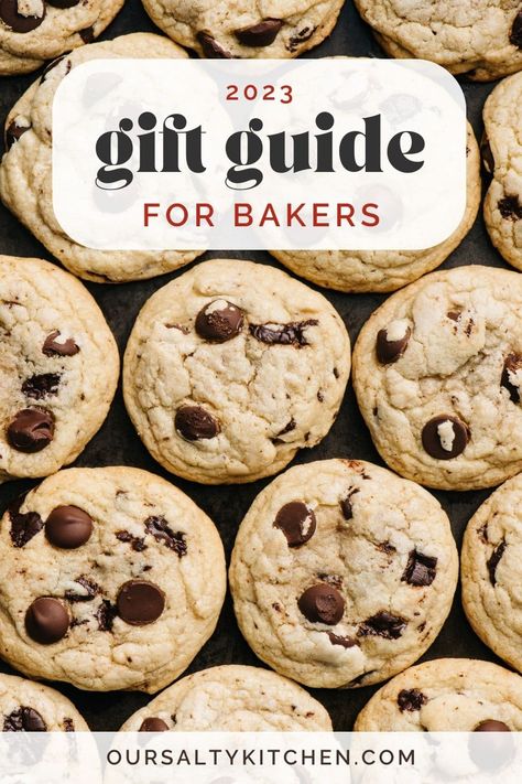 From beginner baker to pastry pro, our 2023 Gift Guide for Bakers has ideas for everyone on your holiday shopping list. Our guide includes our kitchen tested recommendations for tools, small appliances, cookbooks, and high quality ingredients at a range of price points to accommodate gifts for every baker, at any skill, and any budget. Whether you're looking to splurge or simply browsing for a small gift idea, you're guaranteed to find just the right gift for the baker in your life! #giftguide Diy Gifts For Bakers, Personalized Baking Gifts, Gifts For Sourdough Bakers, Baker Gift Ideas, Gifts For Bakers Unique, Gift Ideas For Bakers, Beginner Baker, French Rolling Pin, Holiday Shopping List