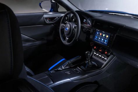 2024 Subaru BRZ tS Makes Sunny California Debut as Most Performance-Focused BRZ Yet Purple Subaru, Subaru Brz Interior, Brz Interior, Lancer Gsr, Red Engine, Subaru Models, Subaru Cars, Sunny California, Sweet Cars