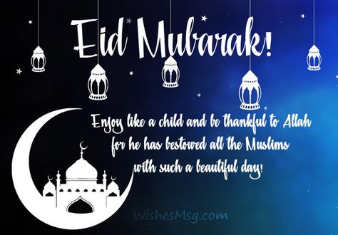 Eid Mubarak Wishes 2019 : Happy Eid Mubarak Messages and Quotes Quotes In English Short, Eid Ul Fitr Images, Eid Greetings Quotes, Funny Eid Mubarak, Eid Ul Fitr Quotes, Eid Mubarak Image, Eid Jokes, Happy Eid Mubarak Wishes, Eid Mubarak Wishes Images