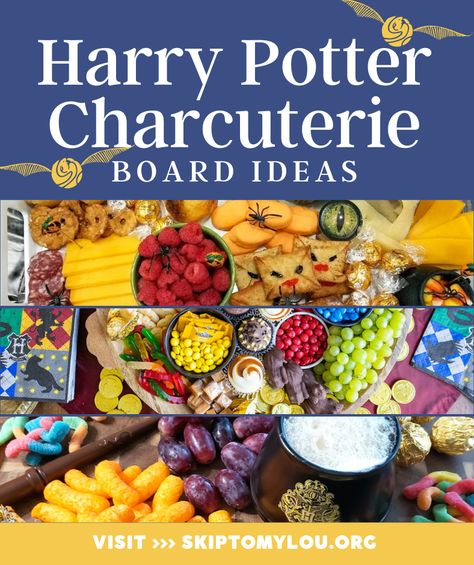 Hosting a Halloween party or a movie night? Are you or your family members Harry Potter fans? These Harry Potter charcuterie board ideas rock! Harry Potter Charcuterie Board Ideas, Harry Potter Cheese Board, Harry Potter Themed Charcuterie Board, Harry Potter Snack Board, Harry Potter Birthday Snacks, Harry Potter Savory Food, Harry Potter Themed Food Dinner Parties, Sorting Ceremony Harry Potter, Harry Potter Marathon Snacks