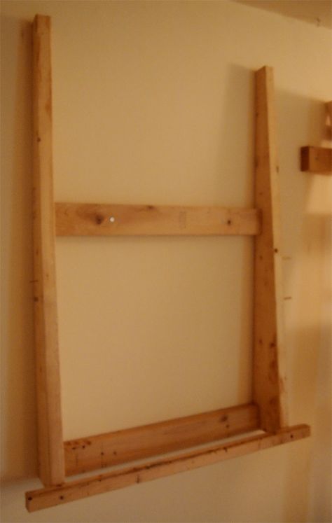 faux finishing studio easel frame wall mounted Diy Wall Mounted Easel, Diy Wall Easel, Wall Mount Easel, Wall Mounted Easel, Artist Easel Plans, Easel Ideas, Wall Easel, Studio Easel, Mod Wall