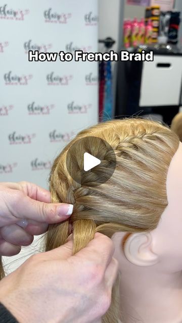 Claire Kent on Instagram: "How to French Braid - SAVE to practice in your own time 🩷 .  . . .  #schoolhairstyles #trenzastyle #schoolhair #frenchbraid #frenchbraids #braidtutorial #tranças #partyhair #hairstylesforgirls #peinados #hairtutorial #hairreels #easyhairstyles #hairvideo #girlshairstyles #nagô #braidsforgirls #braidsofinstagram #hairideas #hairtutorial #hairtutorials #braidstyles #braidedhairstyles #braidideas #penteados #peinadosparaniñas #braidinspo #trenza #partyhairstyle" French Braid Hairstyles Tutorial, How To Do A French Braid, Running Late Hairstyles, How To French Braid, Side Braid Hairstyles, Luxy Hair, French Braid Hairstyles, Workout Hairstyles