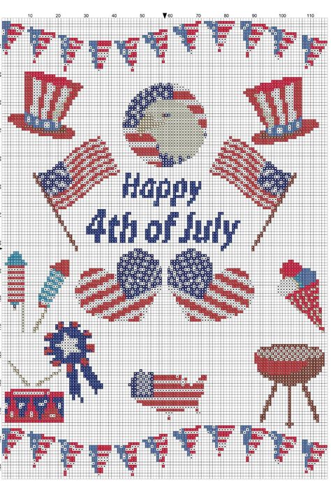 Independence day cross stitch sampler (free) - Craft with Cartwright 4th Of July Cross Stitch, Patriotic Cross Stitch Patterns, Flag Cross Stitch, Patriotic Cross, Usa Embroidery, Cross Stitch Tutorial, Stitch Sampler, Holiday Cross Stitch, Beautiful Cross Stitch