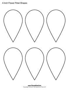 Flower Petal Names Preschool, Free Flower Petal Template, Flower Petals Drawing, Cardstock Paper Crafts, Petal Template, Making Paper Flowers, Food Label Template, Flower Petal Template, Sunday School Coloring Pages