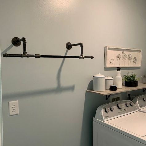 #laundryroomdecor #laundryroomdesign #storage Industrial Laundry Room, Laundry Room Drying, Laundry Room Makeover Ideas, Laundry Room Drying Rack, Vintage Laundry Room Decor, Industrial Laundry, Laundry Room Decor Ideas, Small Laundry Room Makeover, Rustic Laundry Rooms