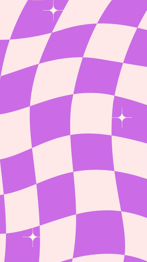 Wavy pink and purple phone wallpaper! Pin to save for later, follow for more! Social Media Wallpaper, Purple Phone Wallpaper, Checker Wallpaper, Retro Wallpaper Iphone, Scrapbook Background, Iphone Wallpaper Tumblr Aesthetic, Aesthetic Desktop Wallpaper, Retro Wallpaper, Save For Later