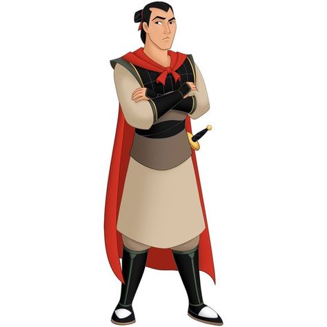 Li Shang/Gallery ❤ liked on Polyvore featuring disney and mulan Shang Mulan, Lion Movie, Li Shang, All Disney Characters, Disney Character Drawings, Mulan Disney, Fantasy Male, Halloween Looks, Cartoon Icons