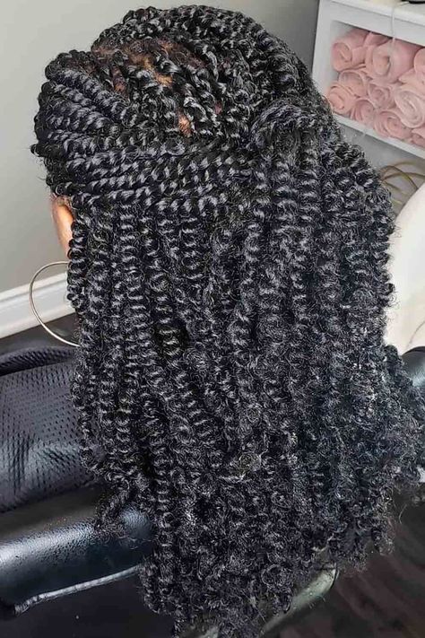 Afro Twist Braid Hairstyles, Spring Twist Hairstyles, Twisty Hairstyles, Hair Pro, Twist Extensions, Twists Hairstyles, Spring Twist Hair, Shaved Side Hairstyles, Afro Twist