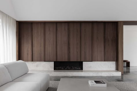 Walnut House, Brunswick House, Polished Plaster, Rural Retreats, Local Design, Australian Design, 인테리어 디자인, Feature Wall, Soft Furnishings