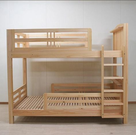 Kids Double Decker Bed, Double Deck Bed Ideas For Small Room, Double Decker Bed Design, Decker Beds, Double Deck Bed Ideas, Apartment Decor Hacks, Decent Bed Design, Double Deck Bed Design, Double Deck Bed