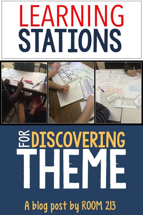 MIDDLE & HIGH SCHOOL ENGLISH: Use a process based approach to teaching theme. Theme Middle School, Teaching Theme, Middle School Literacy, Teaching Themes, 6th Grade Reading, Teaching Literature, Learning Stations, Middle School Language Arts, English Language Arts High School