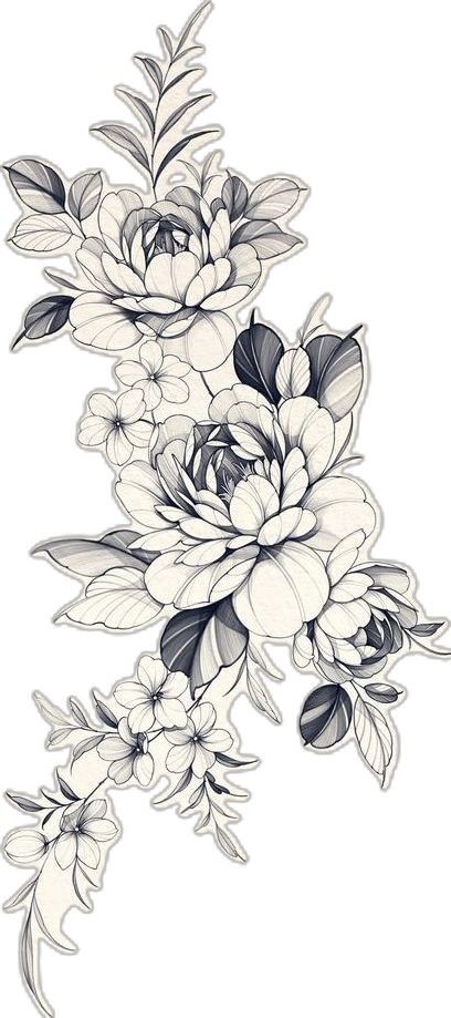 Good Tattoo Ideas, Beautiful Spine Tattoos, Good Tattoo, Peony Flower Tattoos, Spine Tattoo Ideas, Flower Tat, Tattoo Lettering Design, Flower Tattoo Drawings, Floral Tattoo Sleeve