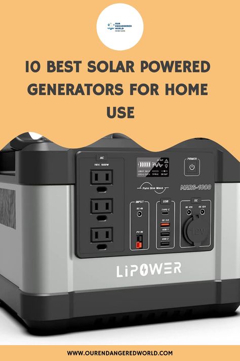 Solar Generator Portable, Best Generators For Home, Diy Solar Generator, Home Backup Generator, Best Portable Generator, Solar Power Generator, Thermoelectric Generator, Diy Solar Power System, Generators For Home Use