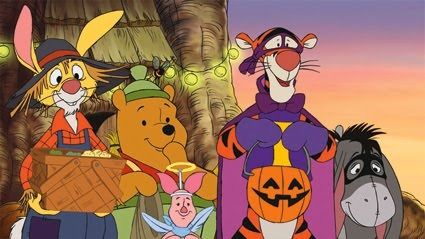 Disney Halloween ~ Found on Tumblr Heffalump Halloween, Spooky Disney, Winnie The Pooh Halloween, Winnie The Pooh And Friends, Pooh And Friends, Winnie The Pooh Friends, Halloween Wallpaper Iphone, Old Disney, Halloween Cartoons