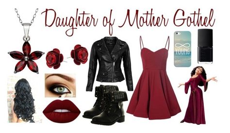 Daughter Of Mother Gothel, Disney Fashion Outfits, Descendants Clothes, Channel Outfits, Mother Gothel, Princess Inspired Outfits, Movie Inspired Outfits, Disney Inspired Fashion, Burlesque Costume