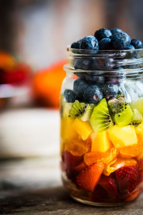 How to Make a Fruit Enzyme | LEAFtv Breakfast Fruit Salad, Salad Jars, Mason Jar Salad, Mason Jar Meals, Salad In A Jar, Fruit Photography, Fruit Breakfast, Summer Snacks, Summer Salad Recipes